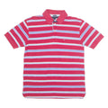 TOMMY HILFIGER Mens Polo Shirt Red Striped M