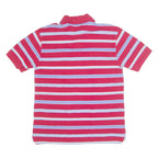 TOMMY HILFIGER Mens Polo Shirt Red Striped M