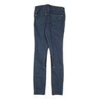 KAREN MILLEN Womens Slim Blue Denim Skinny Jeans W26 L29 Zippered Pockets