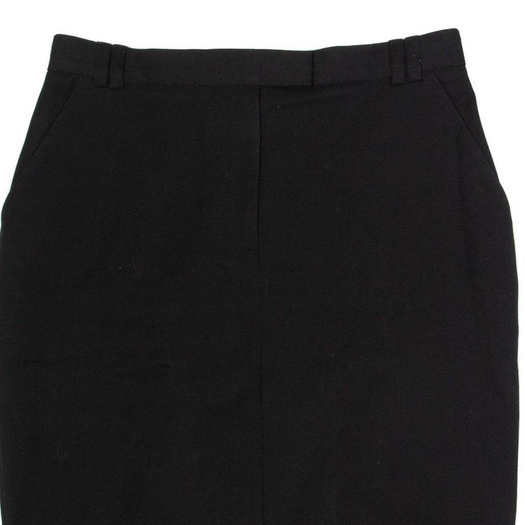 WHISTLES Womens Pencil Skirt Black Knee Length M