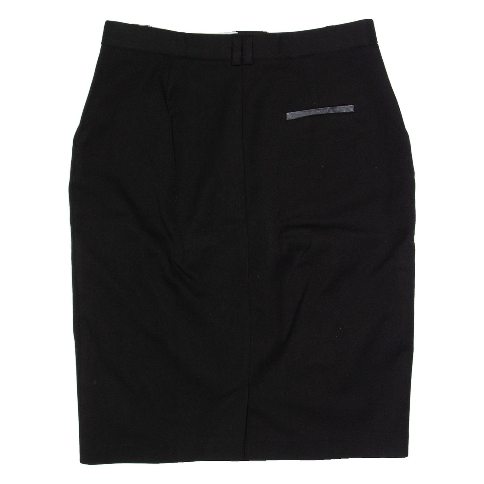 WHISTLES Womens Pencil Skirt Black Knee Length M