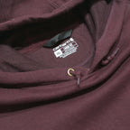 CARHARTT Mens Maroon Pullover Hoodie 2XL Cotton Blend Logo Sleeve
