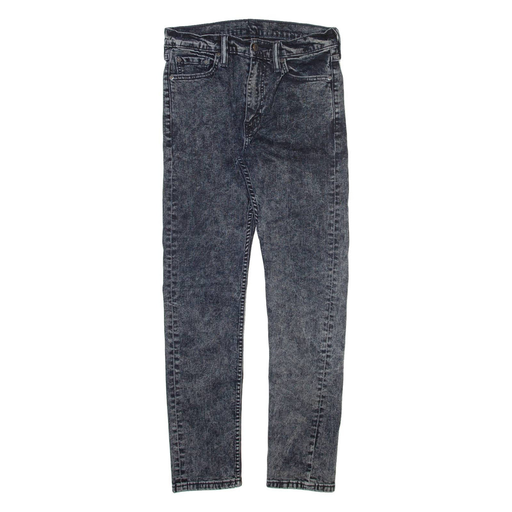 LEVI'S 510 Jeans Mens Grey Slim Skinny Acid Wash W28 L27