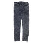 LEVI'S 510 Jeans Mens Grey Slim Skinny Acid Wash W28 L27