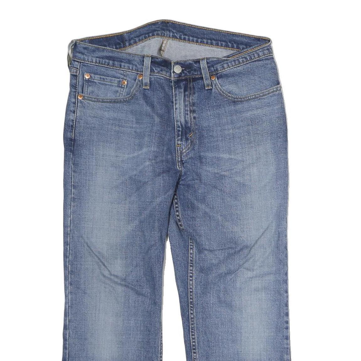 LEVI'S 514 Mens Jeans Blue Regular Straight Denim Medium W32 L26 Classic Fit