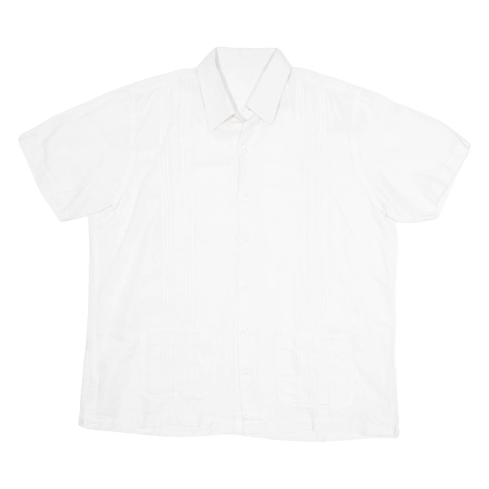 VO Mens Plain Shirt White XL