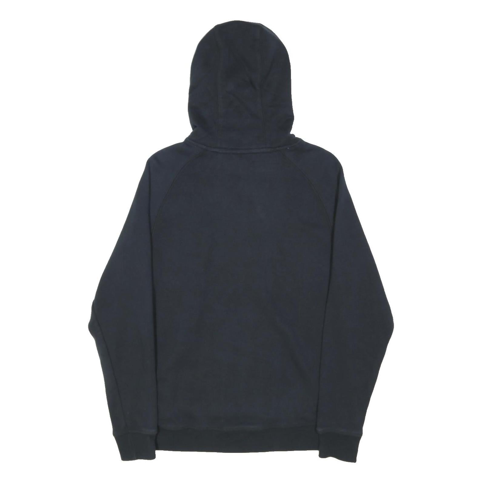 PUMA Womens Black Hoodie UK 14 Cotton Blend Pullover Sweatshirt Sportswear