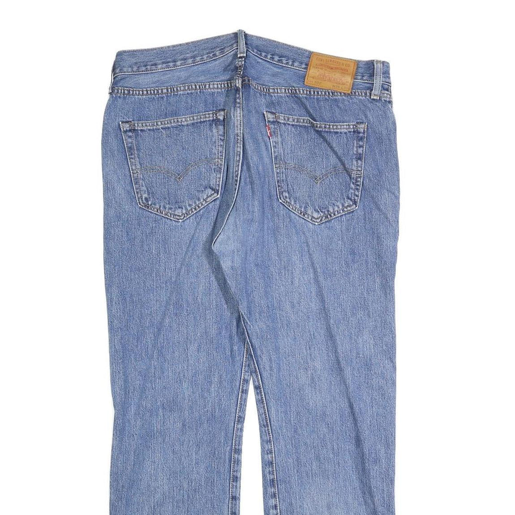 LEVI'S 501 BIG E Mens Jeans Blue Regular Straight Denim Medium W36 L30 Classic