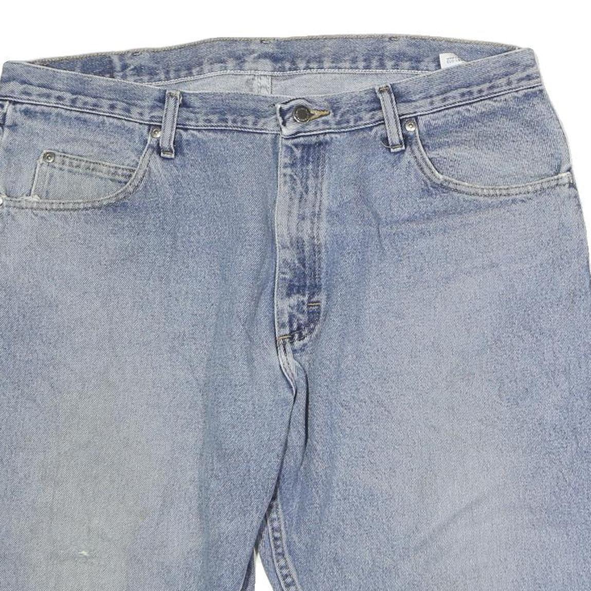 WRANGLER Mens Denim Blue Casual Shorts XL W38 Classic Fit Cotton