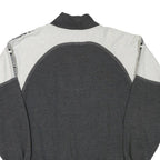 ACTIVE Mens Grey & White Future System 1/4 Zip XL Cotton Blend Sweatshirt