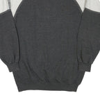 ACTIVE Mens Grey & White Future System 1/4 Zip XL Cotton Blend Sweatshirt