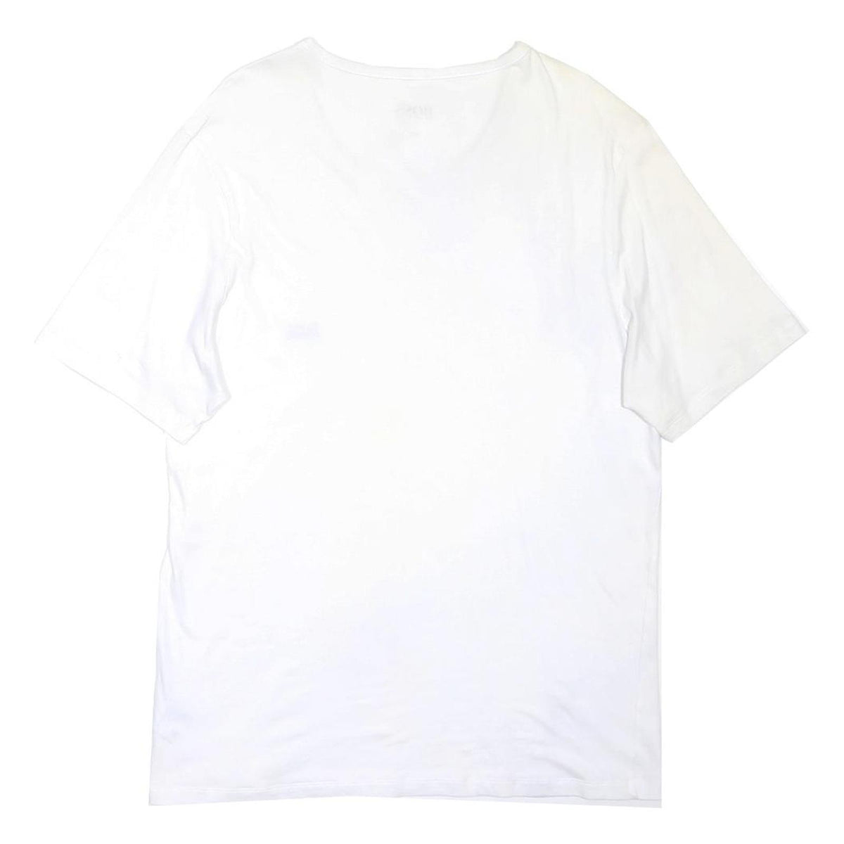 BOSS HUGO BOSS Mens White 2XL Cotton Blend Classic Short Sleeve Crew Neck