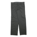 DICKIES Mens Cotton Blend Black Slim Straight Trousers W33 L32 Workwear