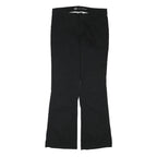 DICKIES Womens Cotton Blend Black Regular Fit Bootcut Trousers W33 L32