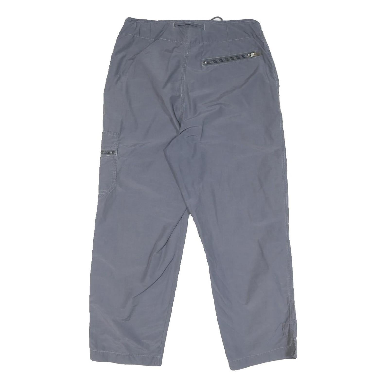 COLUMBIA Womens Regular Fit Blue Drawstring Trousers W27 L24 Outdoor Casual