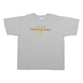 BIG BALL SPORTS Womens Grey Tennessee Volunteers Graphic T-Shirt L Short Sleeve