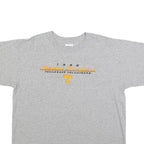 BIG BALL SPORTS Womens Grey Tennessee Volunteers Graphic T-Shirt L Short Sleeve