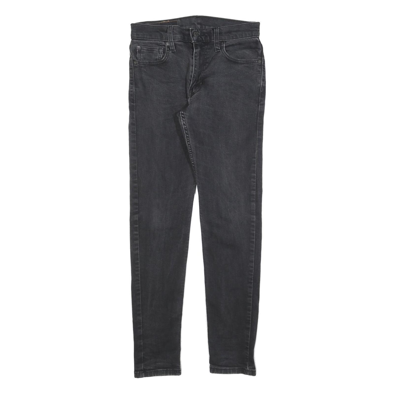 LEVI'S 512 Tapered Mens Jeans Black Slim Tapered Denim Medium W30 L30