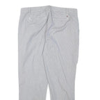 TOMMY HILFIGER Womens Cotton Blend Blue Slim Straight Trousers W31 L26 Casual