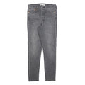 LEVI'S Womens Slim Grey Denim Slim Fit Skinny Cotton Blend W27 L27 Skinny Jeans