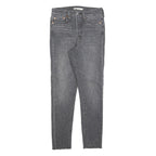 LEVI'S Womens Slim Grey Denim Slim Fit Skinny Cotton Blend W27 L27 Skinny Jeans