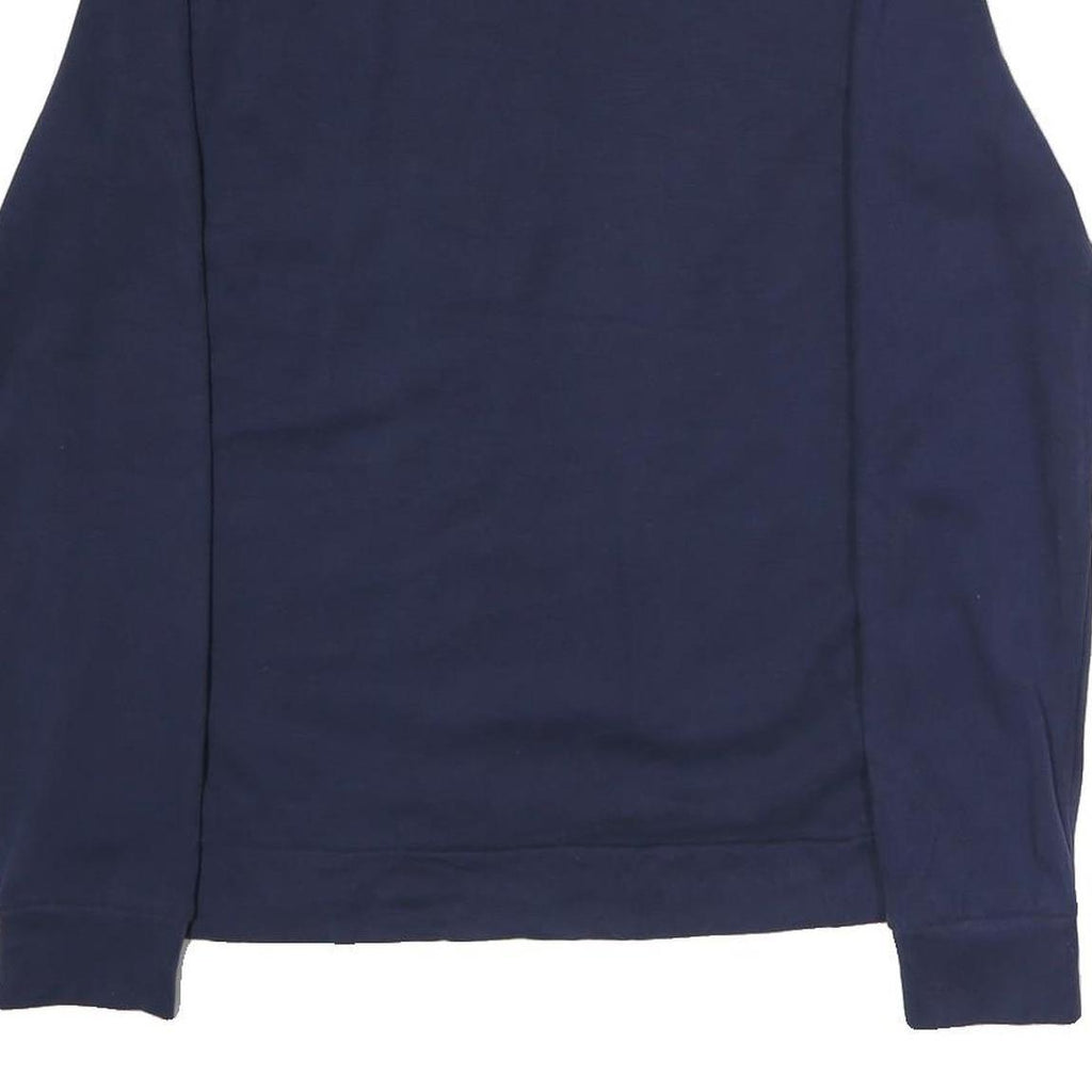 FILA Mens Navy Blue Cotton Crew Neck Sweatshirt M Classic Logo Pullover