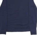 FILA Mens Navy Blue Cotton Crew Neck Sweatshirt M Classic Logo Pullover