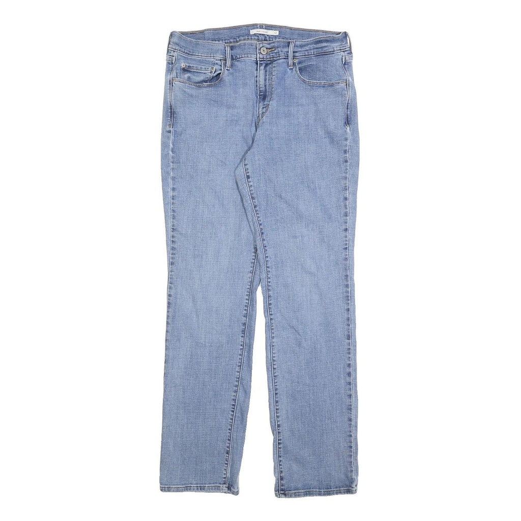 LEVI'S 505 Mens Jeans Blue Regular Straight Denim Medium W31 L32 Classic Zip