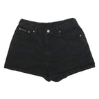 CALVIN KLEIN JEANS Womens Shorts Black Casual M W30 Denim Cotton Summer