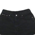 CALVIN KLEIN JEANS Womens Shorts Black Casual M W30 Denim Cotton Summer