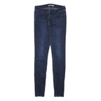 LEVI'S 710 Womens Slim Skinny Denim Dark Blue W26 L31 Stretch Cotton Blend Jeans