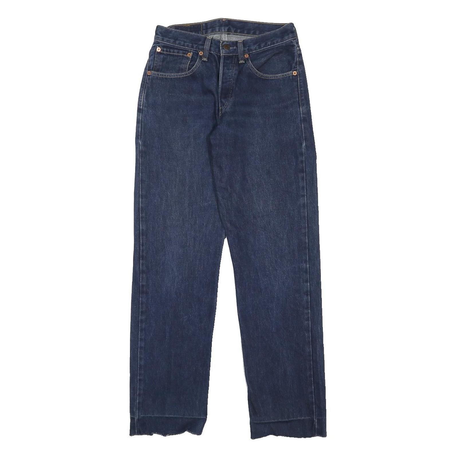 LEVI'S 582 06 Womens Jeans Blue Regular Straight Denim Medium W28 L32 Classic