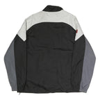 NFL Mens Black Grey White Raiders Zip Jacket L Polyester Sportswear