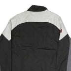 NFL Mens Black Grey White Raiders Zip Jacket L Polyester Sportswear