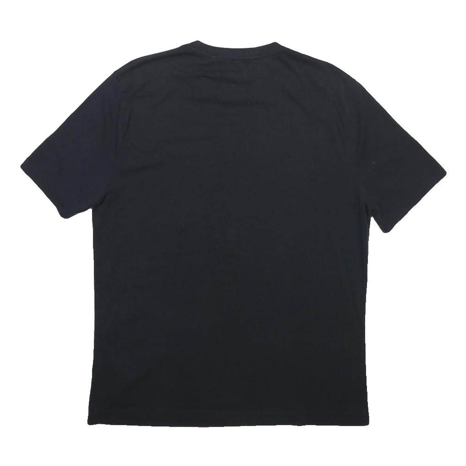 ORIGINAL PENGUIN Mens Black Cotton Blend T-Shirt L Short Sleeve Crew Neck Logo