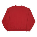 JERZEES Mens Red Marsh Tigers Crew Neck L Cotton Blend Sweatshirt