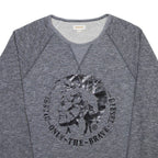 DIESEL Womens Sweatshirt Grey M