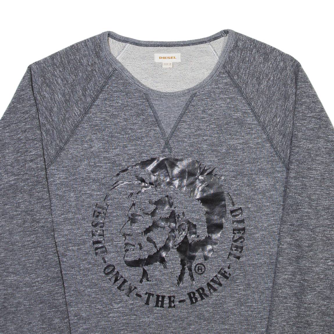 DIESEL Womens Sweatshirt Grey M