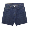 LEVI'S Mens Denim Blue Casual Cotton Shorts M W33 Cut-Off Raw Hem