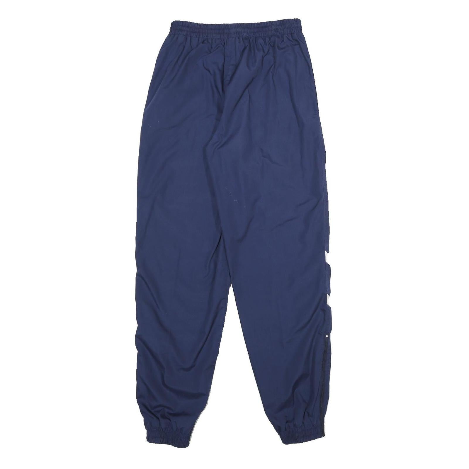 PUMA Mens Joggers Navy Blue S W26 L30 Regular Fit Tapered Leg Drawstring