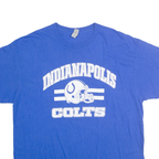 GILDEN Mens Blue Indianapolis Colts T-Shirt XL Short Sleeve Crew Neck Football