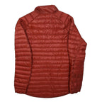 NIKE Mens Red Jacket M Polyester Lightweight Puffer Zip Sportswear