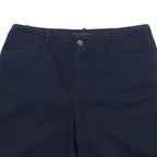 LAUREN RALPH LAUREN Womens Navy Casual Shorts M W32 Cotton Blend Summer