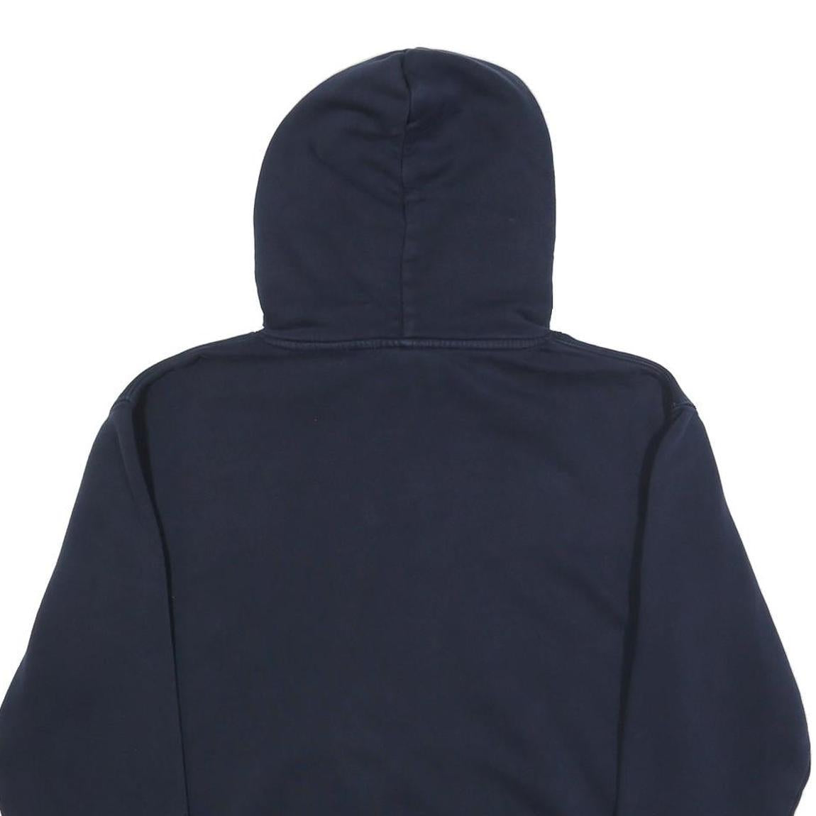RUSSELL ATHLETIC Mens Navy Blue Viggan Hockey Pullover Hoodie S Est. 1930
