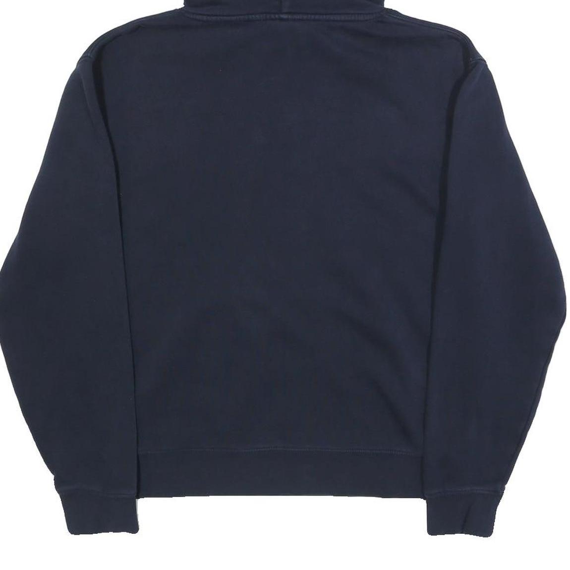 RUSSELL ATHLETIC Mens Navy Blue Viggan Hockey Pullover Hoodie S Est. 1930