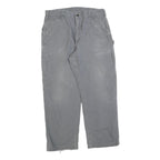 CARHARTT Mens Cotton Blend Relaxed Grey Trousers W38 L32 Workwear Utility