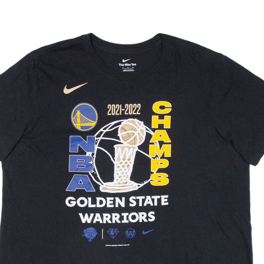 NIKE Golden State Warriors Womens T-Shirt Black USA XL