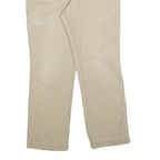 CARHARTT Mens Relaxed Fit Beige Cotton Blend Workwear Trousers W33 L30 Durable