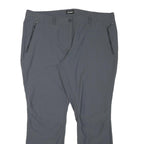 SCHOFFEL Womens Polyester Blend Grey Regular Fit Trousers W40 L30 Outdoor Zip