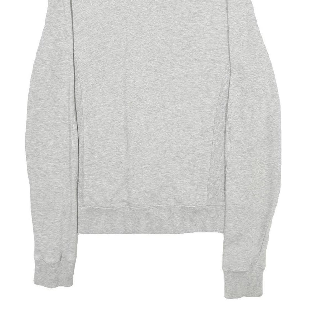 CALVIN KLEIN JEANS Mens Grey Cotton Blend Zip Sweatshirt M Casual Lightweight